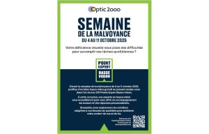 Optic 2000 Affiche Semaine de la malvoyance Optic 2000