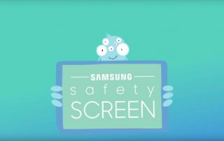 Application Samsung Safety éloigner yeux enfants