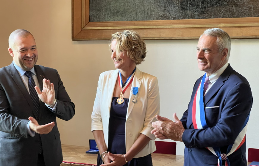 Bérengère Evain-Parcineau (ICO) intègre l’Ordre national du Mérite