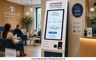 Borne de commande de lentilles dans un cabinet d’ophtalmologie - est-ce légal