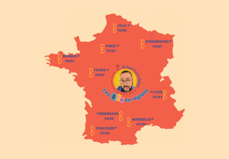 RDV en régions Carte de France