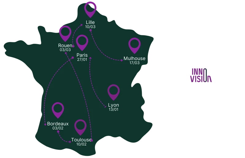 Dates roadshow Innovision Topcon Tessan