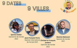 Débattez sur votre métier avec 5 Opticiens de l’année - il reste des places pour Paris, Tours et Rennes