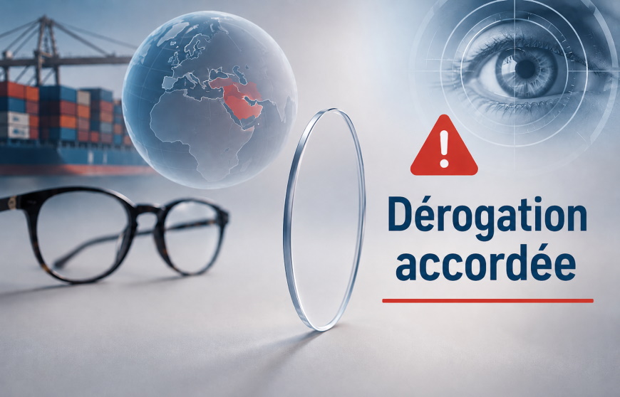 Fortes corrections en panier A - dérogation temporaire sur le niveau d’indice des verres