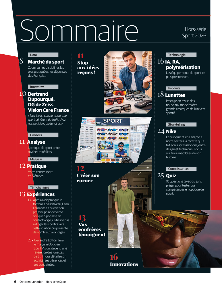 HS Sport 2026 - Sommaire