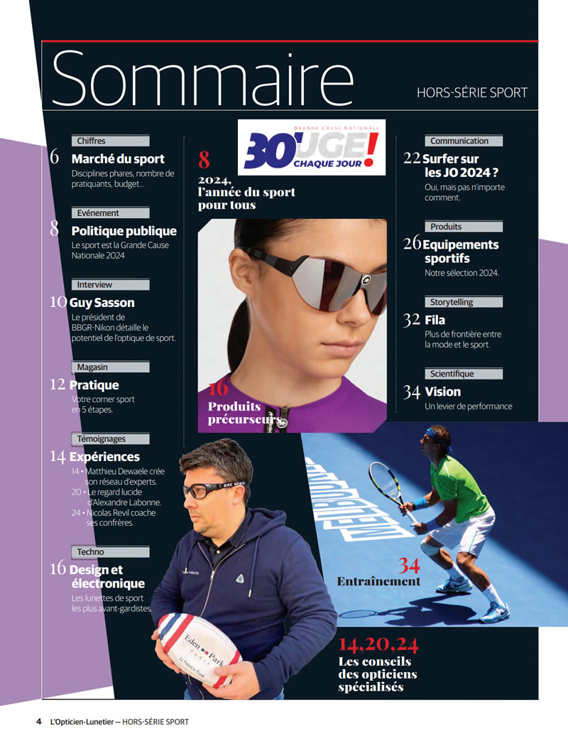 Hors-série Sport 2024 - Sommaire