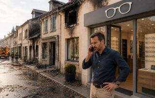 Incendies - quelles aides pour les opticiens touchés