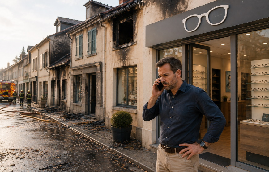 Incendies - quelles aides pour les opticiens touchés