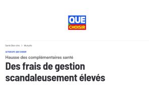L’UFC-Que Choisir pousse un nouveau coup de gueule contre les Ocam (tarifs, transparence…)