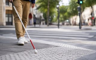 La TVA baisse sur les cannes blanches et leurs accessoires électroniques