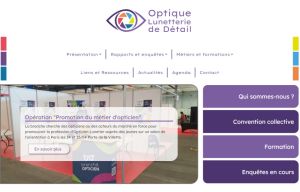 La branche optique-lunetterie a désormais son site web