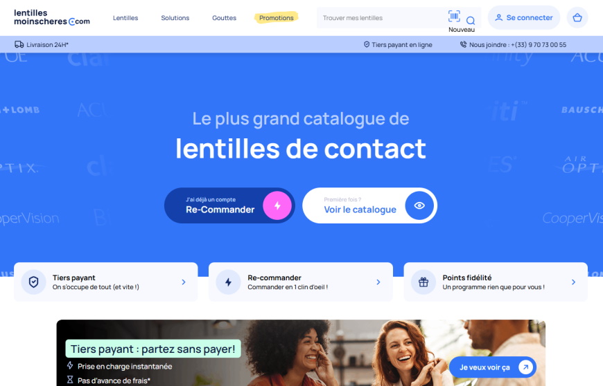 Le Groupe Héron (Acuitis et GrandAudition) se sépare de Lentillesmoinscheres