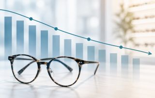 Le taux de renouvellements des équipements optiques tend à reculer
