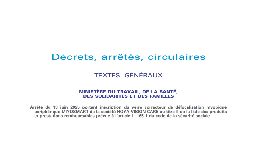 Le verre MiyoSmart obtient son inscription en nom de marque - quelles implications