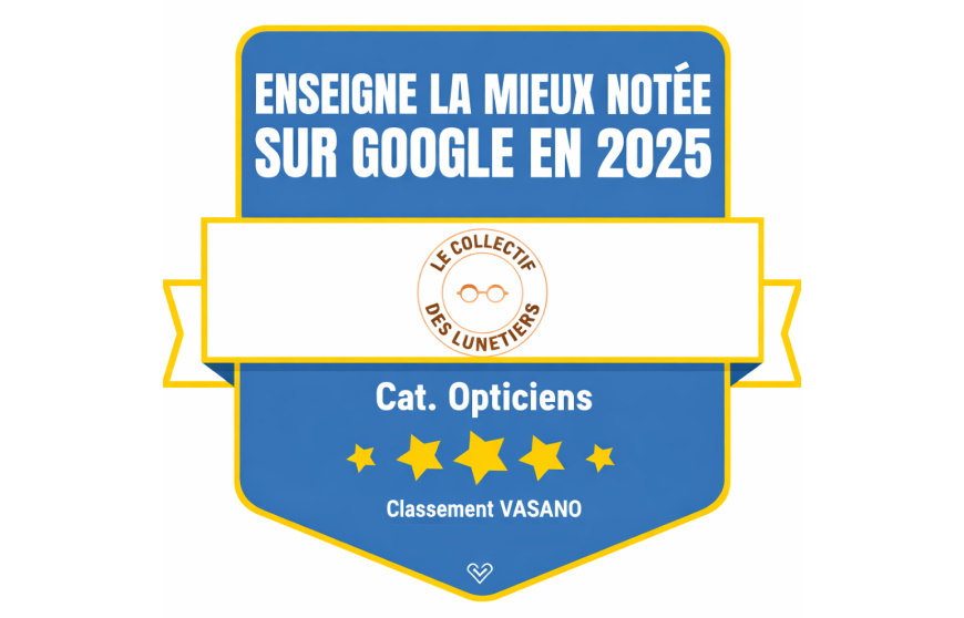 Les enseignes d’optique les mieux notées sur Google sont… (enquête Vasano)