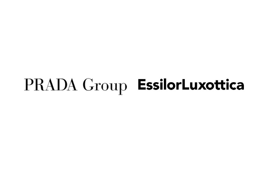 Logos EssilorLuxottica Groupe Prada