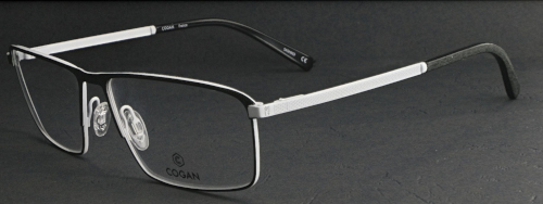 Monture De Lunettes Yves Cogan YC750 - 55[]18 140 - Brun - Ovale - Titane Et Plastique - Neuf Avec étiquettes