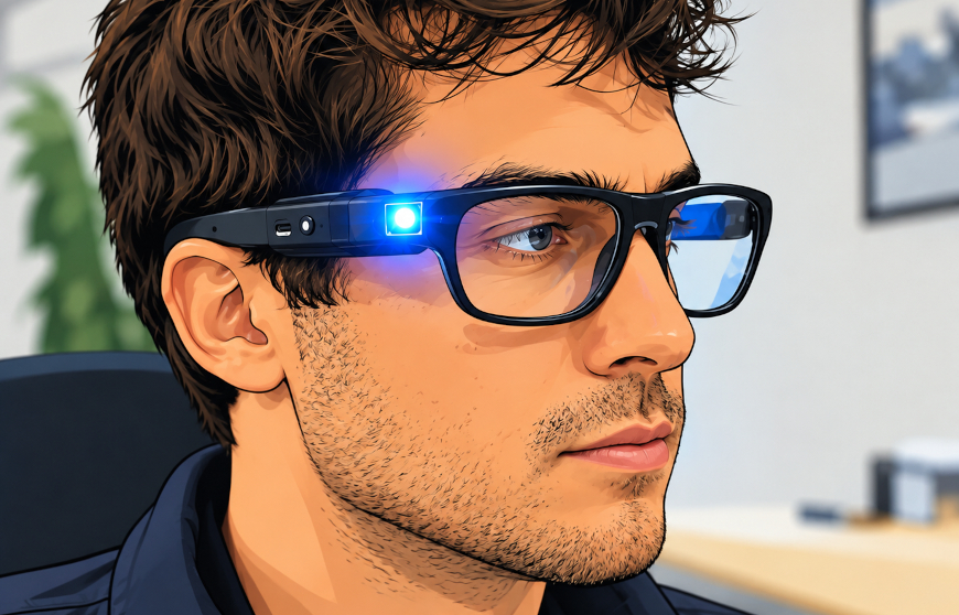 Lunettes-connectees-voyant-lumineux