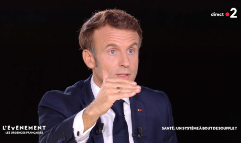 Emmanuel Macron délégation opticiens