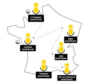 Rencontres Luz 2025 Carte France
